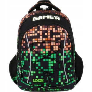 Plecak szkolny tornister zdrowy wodoodporny Gamer Loozz St. Majewski - Plecaki szkolne i tornistry - miniaturka - grafika 1