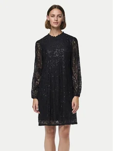 Pieces Sukienka koktajlowa Olline 17151584 Czarny Regular Fit - Sukienki - miniaturka - grafika 1