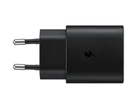 Adaptery i przejściówki - Samsung EP-TA800NBEG adapter zasilający/ inwentor Wewnątrz/Na wolnym powietrzu 25 W Czarny - miniaturka - grafika 1
