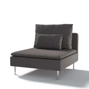 Dekoria pl pl Pokrowiec na moduł Söderhamn 1-osobowy grafit 93 x 99 x 83 cm Edinburgh 1007-115-77 - Pokrowce na meble - miniaturka - grafika 1