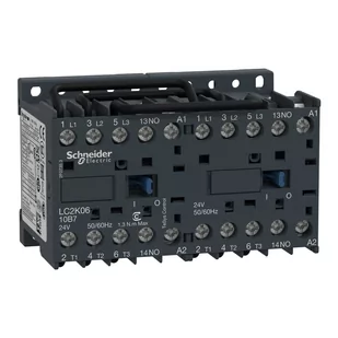 Schneider Electric Stycznik nawrotny LC2K0610P7 6A 2.2kW AC-3 230V 1R LC2K0610P7 - Sterowniki i przekaźniki - miniaturka - grafika 1