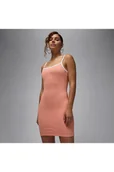 Sukienki - Damska przylegająca sukienka bez rękawów Jordan - Pomarańczowy - Nike - miniaturka - grafika 1