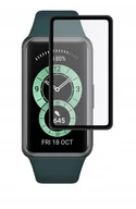 Szkła hartowane na telefon - Szkło Hybrydowe do Huawei Band 6 Black - miniaturka - grafika 1