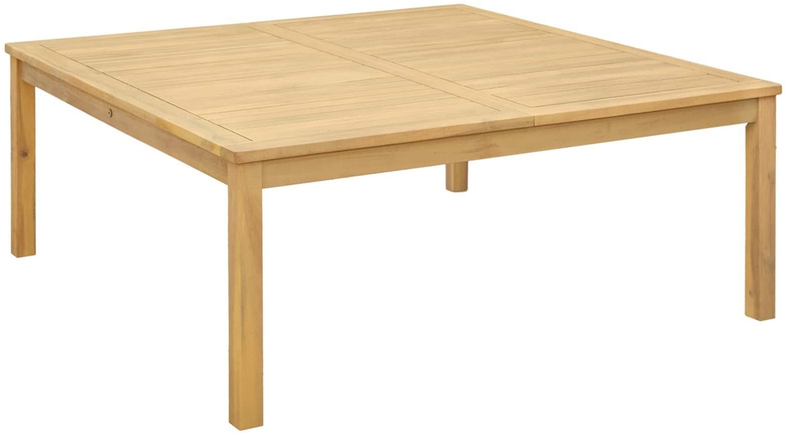 vidaXL Stolik kawowy Jasna akacja 110 x 110 x 45 cm Lite Drewno Akacji