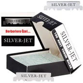 Brzytwy fryzjerskie - Żyletki do golenia połówki do golenia ostre do maszynki 100szt jednostronne - miniaturka - grafika 1