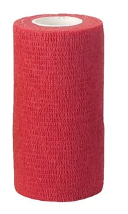 KERBL Samoprzylepny bandaż EquiLastic, czerwony 5cm - Suplementy i witaminy dla psów - miniaturka - grafika 1