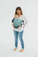 Nosidełka dla dzieci - LennyLamb Nosidło LennyLamb LennyHip - Mała Jodełka Zieleń Regulowane - miniaturka - grafika 1