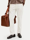 Spodnie męskie - Jack & Jones Chinosy Kane 12268490 Écru Relaxed Fit - miniaturka - grafika 1