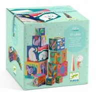 Układanki dla dzieci - Puzzle Układanka z klocków Dzikie zwierzęta DJ08511 Djeco - miniaturka - grafika 1