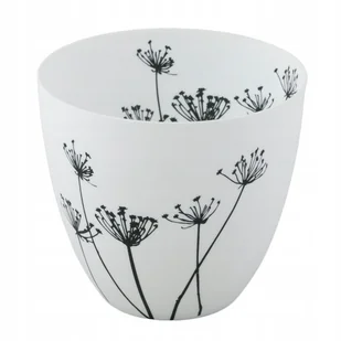 ŚWIECZNIK tealight KWIATY ceramika - Świeczniki - miniaturka - grafika 1