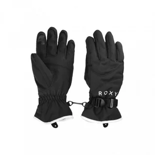 Damskie rękawiczki narciarskie Roxy Jetty Solid Mitten - czarne - Rękawiczki - miniaturka - grafika 1
