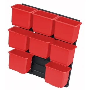 Qbrick Zestaw Organizerów Qbrick System 9 Red SKRZ N3655 5901238253655 - Skrzynki i torby narzędziowe - miniaturka - grafika 1