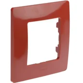 Klawisze i ramki - Legrand Niloe Ramka pojedyncza czerwona 665021 - miniaturka - grafika 1