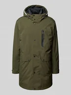 Kurtki męskie - Parka z kieszeniami z patką model ‘Parka Hood clean’ - miniaturka - grafika 1