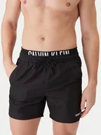 Kąpielówki męskie - Calvin Klein Swimwear Szorty kąpielowe LV00N61015 Czarny Regular Fit - miniaturka - grafika 1