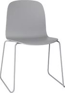 Fotele i krzesła ogrodowe - Krzesło Visu Sled szare na stalowych nogach z łącznikiem - miniaturka - grafika 1