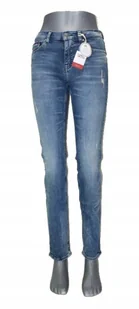 Damskie jeansy Tommy Jeans 1972 -DW0DW05017 Slim MId Rise oryg. - W27/L34 - Spodnie damskie - miniaturka - grafika 1
