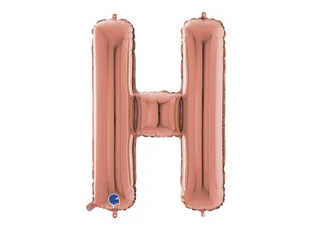 Balon foliowy litera H różowe złoto - 66 cm - 1 szt. - Balony i akcesoria Balon foliowy litera H różowe złoto - 66 cm - 1 szt. - Balony i akcesoria - miniaturka - grafika 1