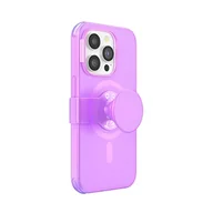 Etui i futerały do telefonów - PopSockets: PopCase PlantCore dla MagSafe - Futerał bazowy dla iPhone 14 PRO z uchwytem PopGrip Slide Repozycjonowalny i uchwyt z wymiennym góry - Pink Opalescent - miniaturka - grafika 1