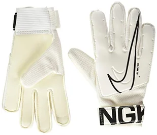 NIKE NK GK Match Jr-FA19 rękawice piłkarskie - białe/(czarne), 4 - Piłka nożna - miniaturka - grafika 1