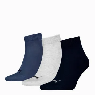 Skarpety unisex Puma QUARTER PLAIN 3-PACK wielokolorowe 93858914 - Skarpetki damskie - miniaturka - grafika 1
