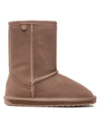 Buty dla dziewczynek - EMU Australia Śniegowce Wallaby Lo K10102 Brązowy - miniaturka - grafika 1