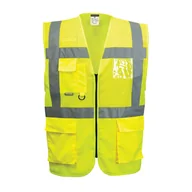 Odzież robocza - Kamizelka ostrzegawcza siatkowa Żółty 4XL - miniaturka - grafika 1