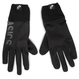 Rękawiczki Męskie Asics Running Gloves 3013A033 Czarny - Rękawiczki sportowe damskie - miniaturka - grafika 1