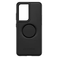 Etui i futerały do telefonów - Otterbox EMEA Symmetry POP obudowa ochronna z PopSockets do Samsung Galaxy S21 Ultra 5G black IEOOTSPS21ABK - miniaturka - grafika 1