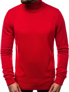 SWETER MĘSKI CZERWONY OZONEE B/95008 - Ozonee - Swetry męskie - miniaturka - grafika 1
