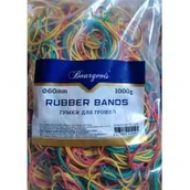 Spinacze i klipsy do papieru - Fresh Gumki recepturki 60 mm mix kolorów 1000 g - miniaturka - grafika 1