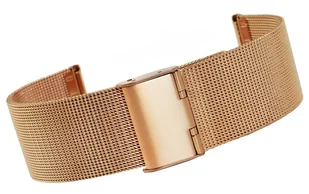 Bransoleta Rubicon - siatka mesh - 22 mm rosegold - Akcesoria do zegarków - miniaturka - grafika 1
