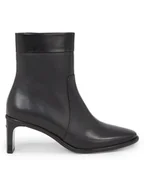 Botki damskie - Calvin Klein Botki Curved Stil Ankle Boot 55 HW0HW01889 Czarny - miniaturka - grafika 1