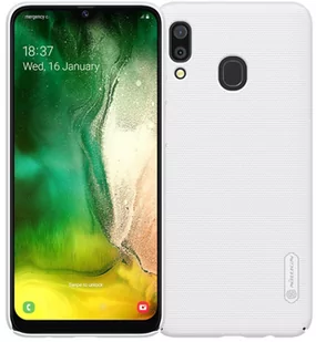 Nillkin Etui Frosted Galaxy A30 White 6902048175136 - Etui i futerały do telefonów - miniaturka - grafika 1