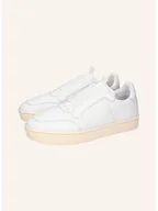 Kapcie męskie - MELVIN & HAMILTON Skórzane slippersy "Alfie 5" w kolorze białym - miniaturka - grafika 1