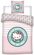 Pościel dla dzieci - Pościel Hello Kitty Club Just Be You Różowa Pościel Hello Kitty 140x200 - miniaturka - grafika 1