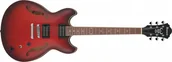 Gitary elektryczne - Ibanez AS53-SRF Sunburst Red Flat Artcore Gitara Semi Hollowbody - miniaturka - grafika 1