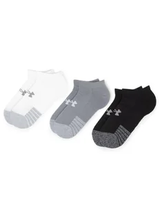 Under Armour Skarpetki UA Heatgear NS Czarne/Białe/Szare M 1346755035 M - Skarpetki sportowe męskie - miniaturka - grafika 1