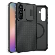 Etui i futerały do telefonów - Etui SAMSUNG GALAXY A55 5G Nillkin CamShield Pro Magnetic czarne - miniaturka - grafika 1