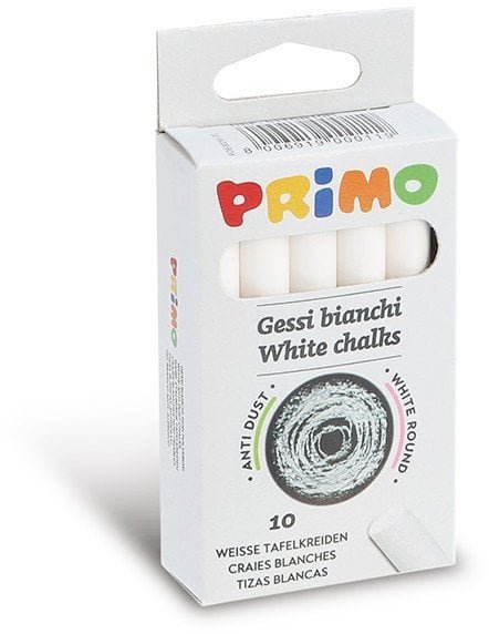 NAGA Tavlekridt, hvidt 10 stk. støvfrit skolekridt, anti dust
