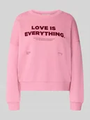 Bluzy damskie - Bluza o kroju regular fit z czystej bawełny - miniaturka - grafika 1