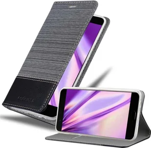 Cadorabo OnePlus 5 Case przez cadorabo  etui na telefon komórkowy kieszeń na kartę w materiału Design z magnetycznym zamknięciem Funkcja stand case cover pokrowiec ochronny etui kieszeń z klapką Book Style, sz DE-114303 - Etui i futerały do telefonów - miniaturka - grafika 2