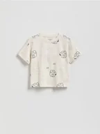 Bluzki dla niemowląt - Reserved - T-shirt z nadrukiem - złamana biel - miniaturka - grafika 1
