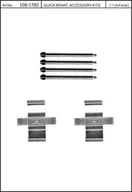 Układ hamulcowy - akcesoria - Zestaw montażowy klocków hamulcowych QUICK BRAKE 109-1765 41681000 - miniaturka - grafika 1