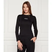 Bluzki damskie - Guess Jeans Bluzka EMBRO | Slim Fit - miniaturka - grafika 1