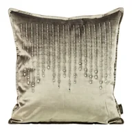 Poszewki na poduszki - Euro Firany Poszewka 45 x 45 Eurofirany Welwet Royal1 C. Beż 1217045 - miniaturka - grafika 1