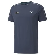 Koszulki męskie - Koszulka męska Puma MAPF1 T7 granatowa 53178504-S - miniaturka - grafika 1