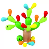 Zabawki zręcznościowe - Bino Kaktus drewniany - miniaturka - grafika 1