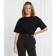 Koszulki i topy damskie - Hugo Bodywear T-shirt SHUFFLE | Oversize fit - miniaturka - grafika 1