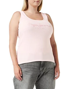 Pepe Jeans Damska koszulka Dunia N, 315LIGHT Różowa, XL - Koszulki i topy damskie - miniaturka - grafika 1